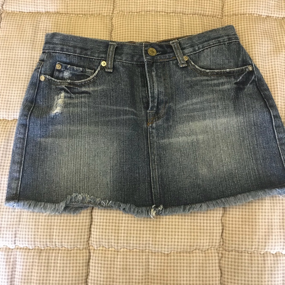 Seven for mankind jean skirt